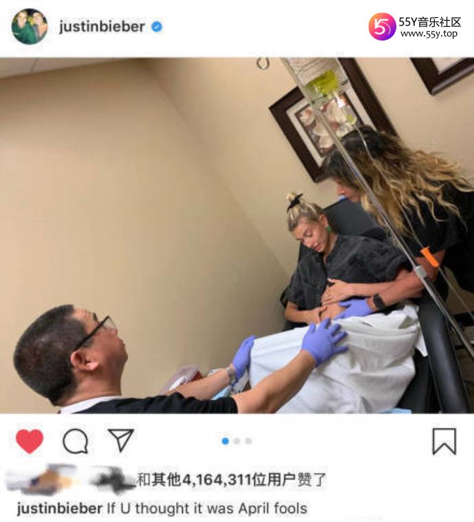 比伯愚人节宣布妻子怀孕