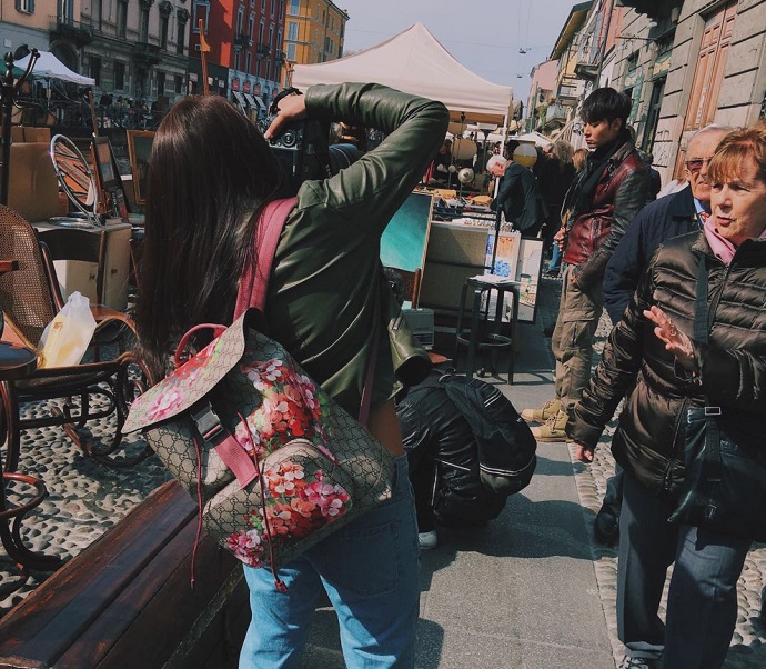 毕滢的奢侈品背包