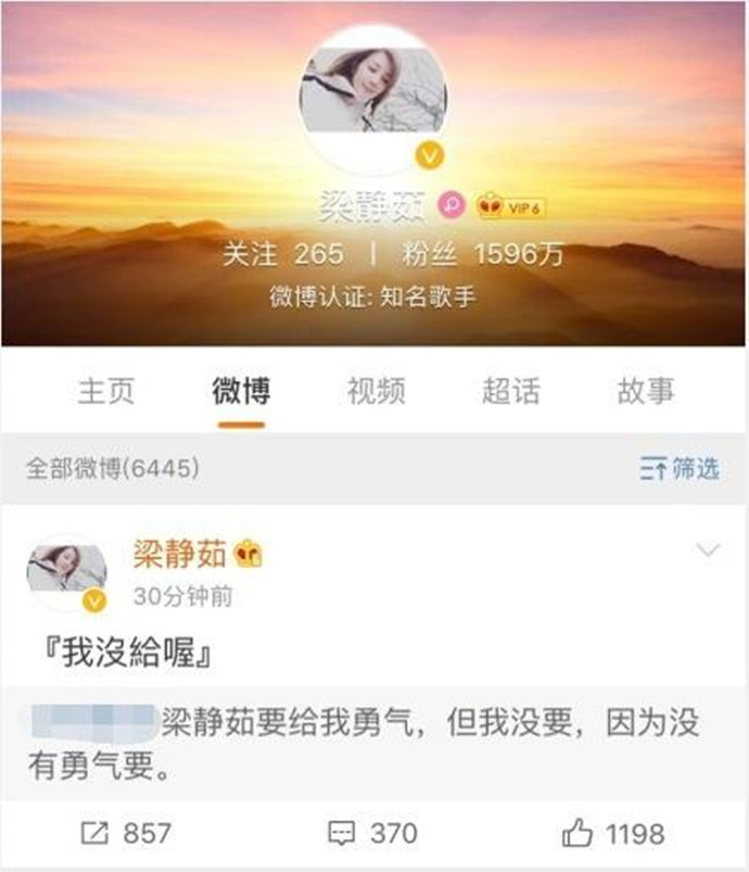 梁静茹评论