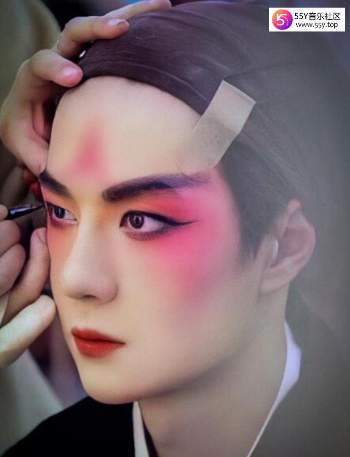 王一博京剧武生扮相唱长坂坡