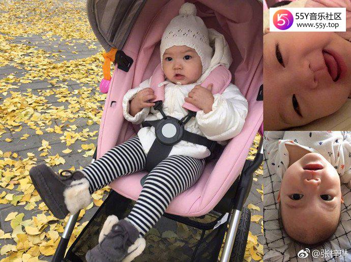 张梓琳女儿小时候