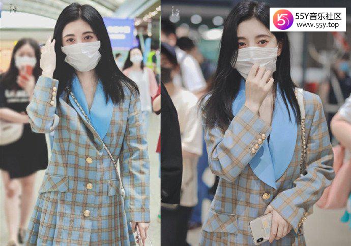 鞠婧祎戴口罩被疑买了加大的 网友:请戴好口罩,别立脸小人设了