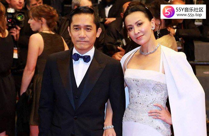 刘嘉玲梁朝伟合影