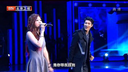王力宏，张靓颖唱歌词意思 缘分一道桥歌词