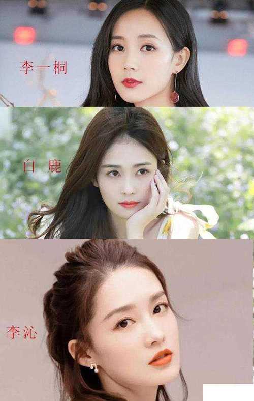 区分白鹿和李一桐孙怡李沁(李一桐和白鹿李沁怎么区别)