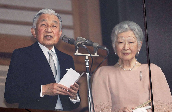 明仁天皇夫妇