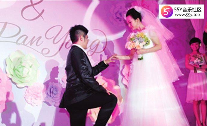 潘阳和老公石磊婚礼