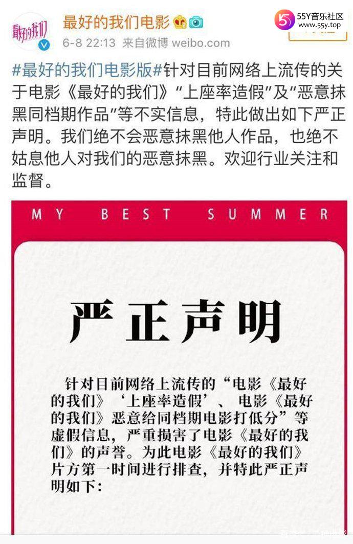 《最好的我们》回应王晶