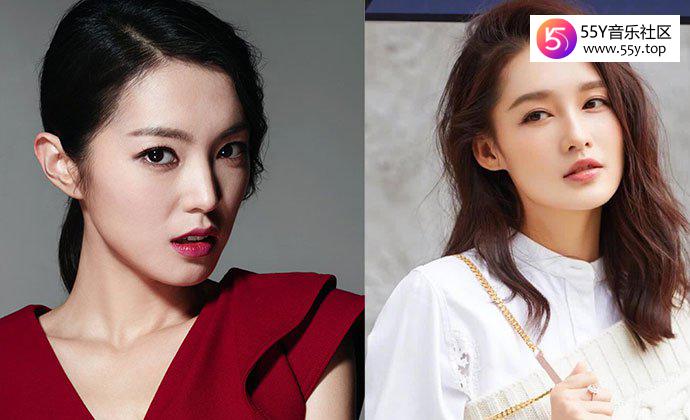 申珉熙和李沁对比照