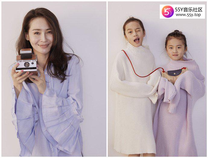 于明加和两个女儿