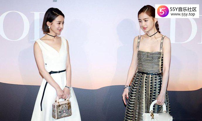 赵丽颖杨颖撞衫 同为Dior大使差距也太大了吧